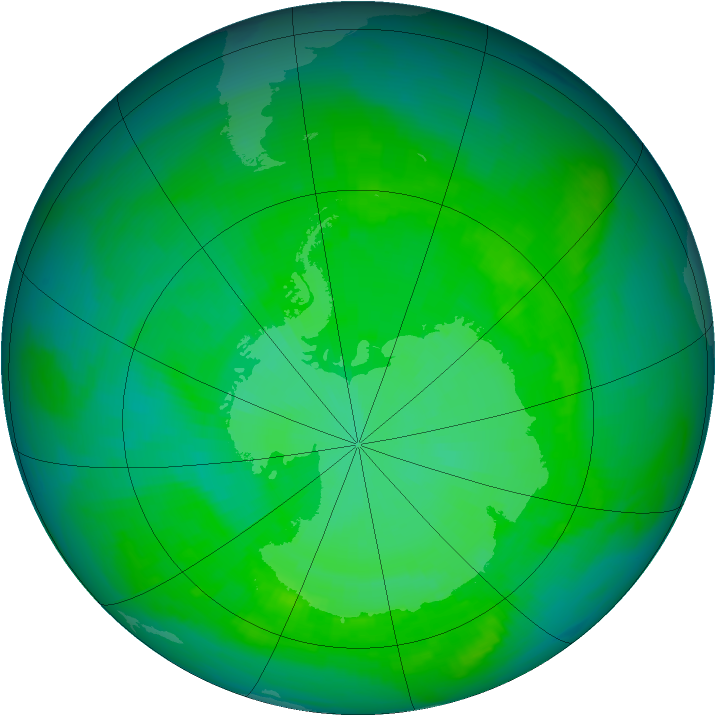 Ozone Map 1988-12-08